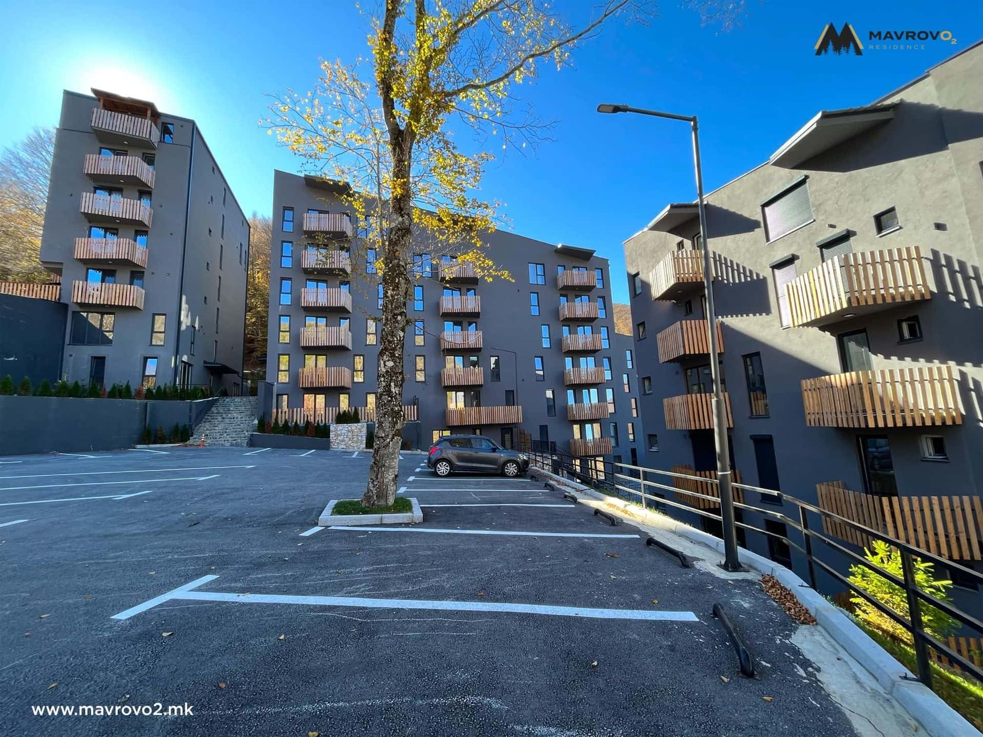 Night winter playground